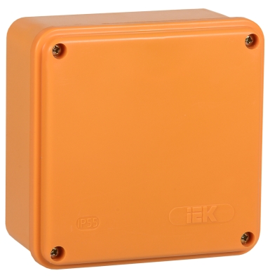 Коробка распаячная огнестойкая ПС 100х100х50мм 6P 6мм2 IP44 гладкие стенки IEK