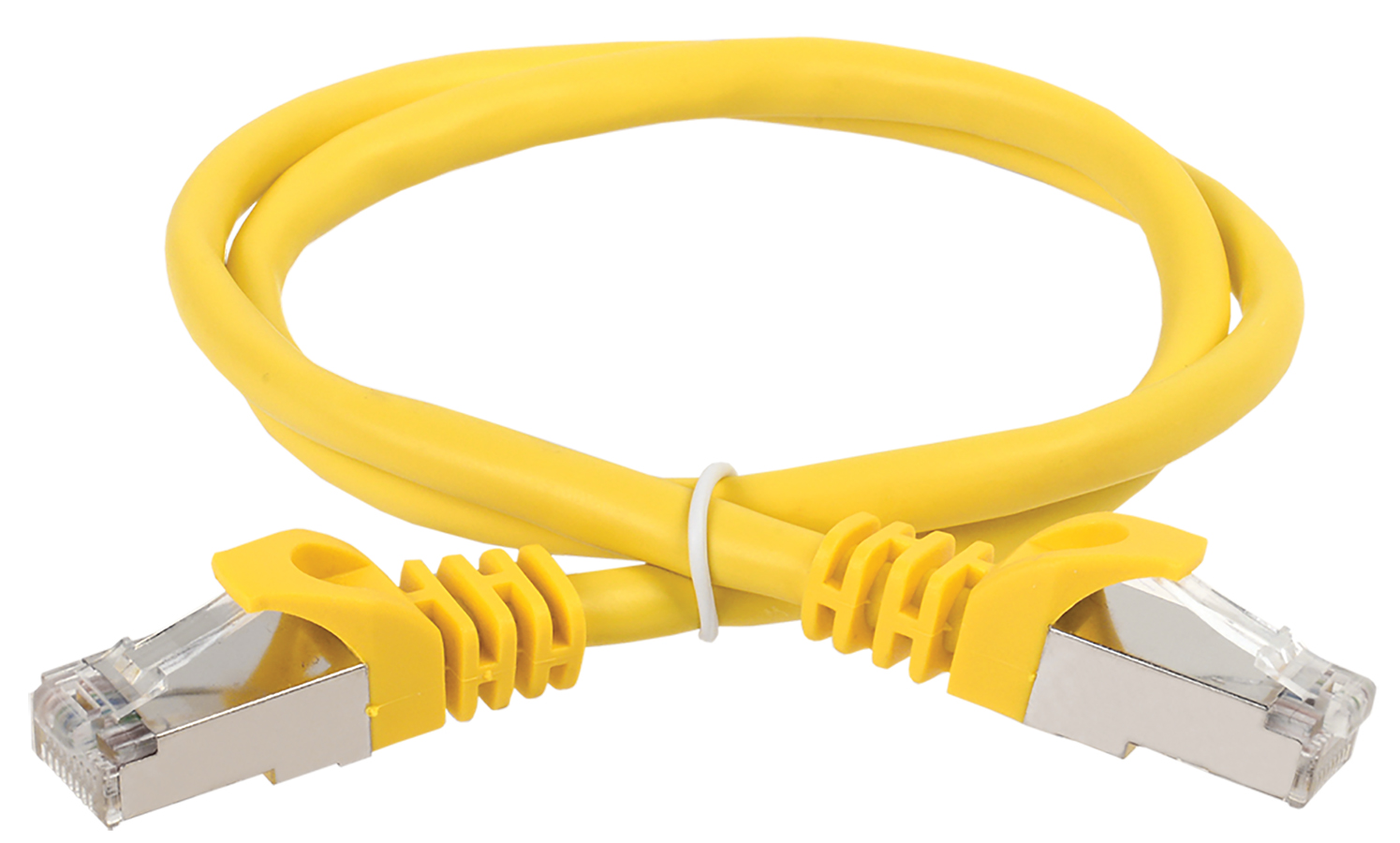 ITK Коммутационный шнур (патч-корд) кат.6 FTP PVC 0,5м желтый