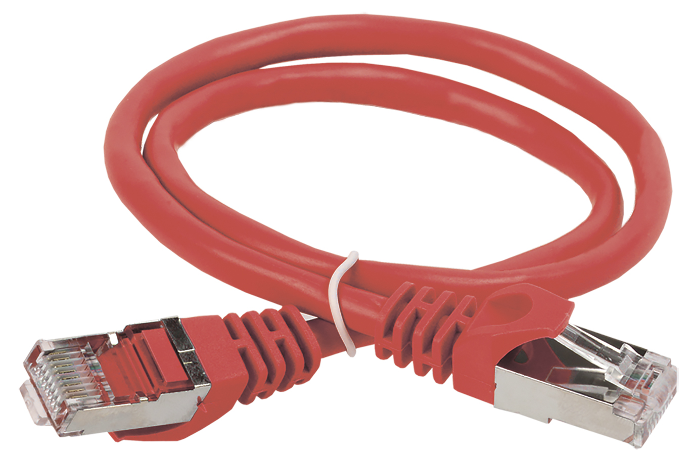 ITK Коммутационный шнур (патч-корд) кат.5E FTP 1м красный