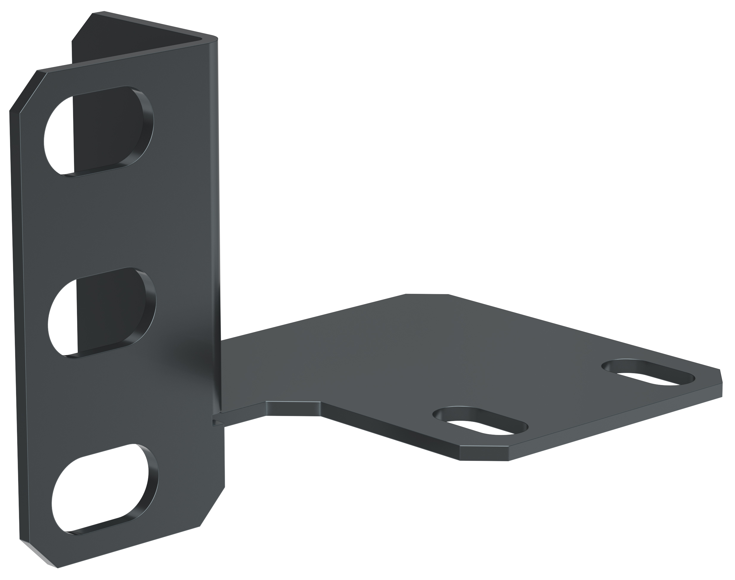ITK Кронштейн 19" для крепления концевого выключателя ВПК металлическая дверь черный