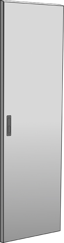 ITK LINEA N Дверь металлическая 600мм для шкафа 42U серая