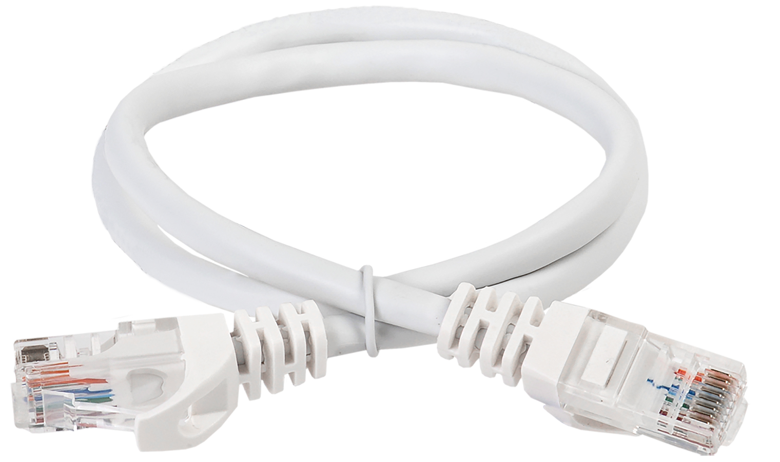 ITK Коммутационный шнур (патч-корд) кат.6 UTP PVC 7м белый