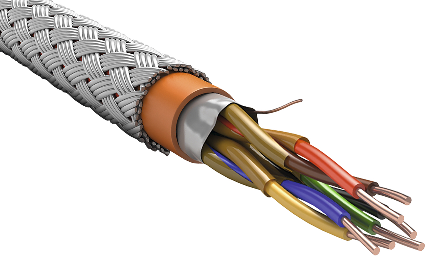 ITK Кабель бронированный RS-485 2х2х1,13 КГнг(А)-FRHF (200м)