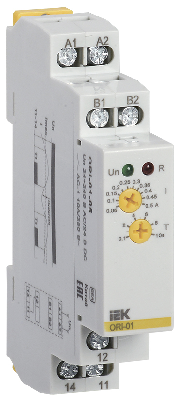 Реле контроля тока ORI 0,05-0,5А 24-240В AC/24В DC IEK