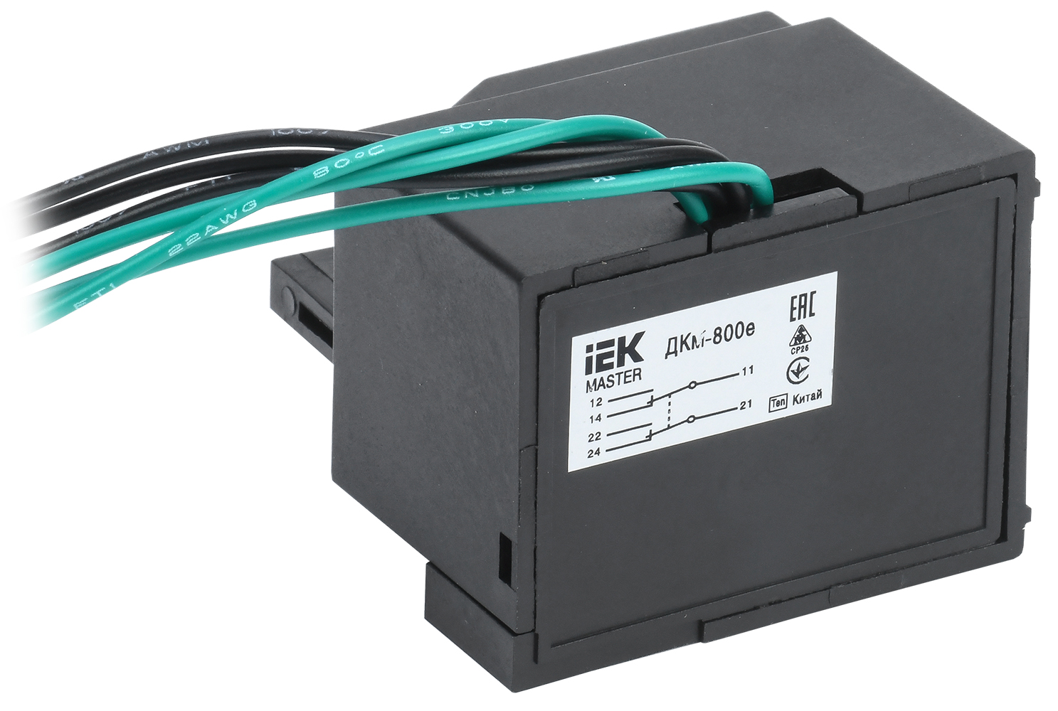 Контакт дополнительный ДКм-800е (ДКм-40) для ВА88-40 MASTER с электронным расцепителем IEK