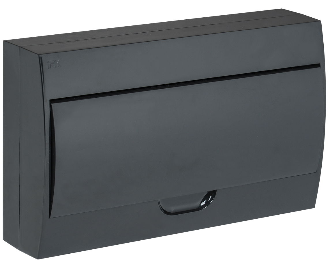 KREPTA 3 Корпус пластиковый ЩРН-П-18 IP41 черная дверь черный IEK