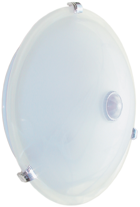 Светильник НПО3231Д 2х25 с датчиком движения белый IEK