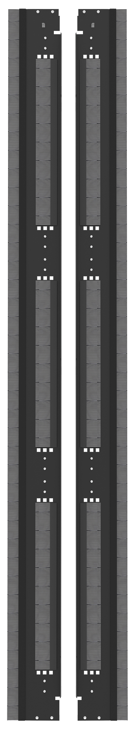 ITK by ZPAS Фальш-панель вертикальная 19" 45U 600мм черная (2шт/компл)