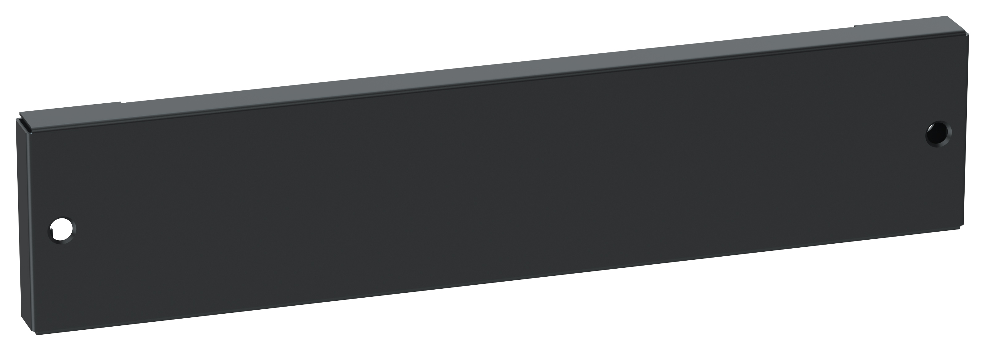 ITK LINEA S Панель сплошная цоколя 100х600мм черная