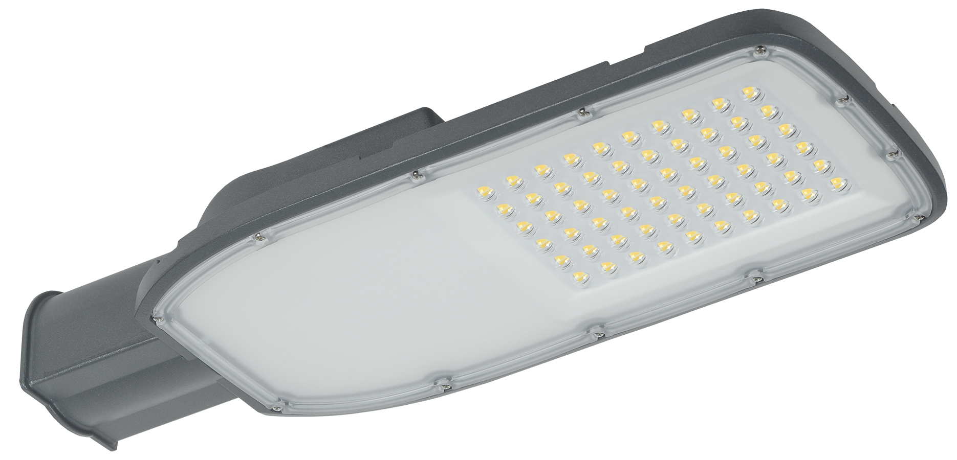Светильник светодиодный ДКУ 1004-100Ш 3000К IP65 серый IEK