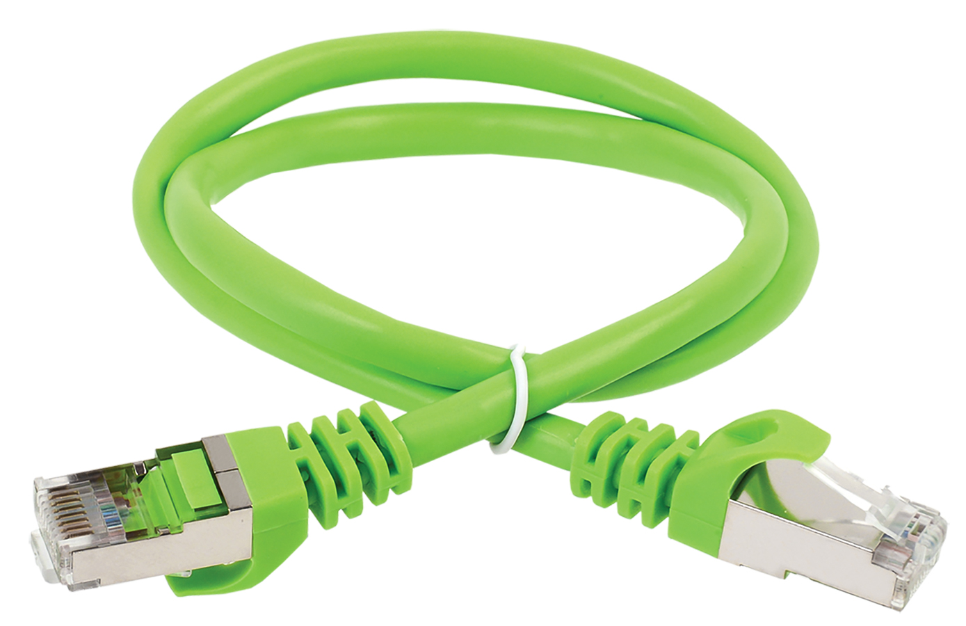 ITK Коммутационный шнур (патч-корд) кат.5E FTP 1,5м зеленый
