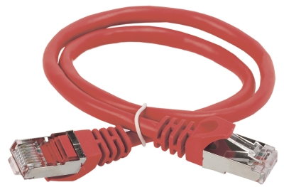 ITK Коммутационный шнур (патч-корд) кат.5E FTP LSZH 5м красный