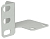 ITK Кронштейн 19" для крепления концевого выключателя ВПК металлическая дверь серый