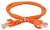 ITK Коммутационный шнур (патч-корд) кат.6 UTP PVC 3м оранжевый