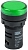 Лампа AD22DS(LED)матрица d=22мм зеленый 24В AC/DC IEK