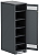 ITK LINEA B Шкаф (пустой) 2000х600х950мм металлическая дверь черный