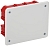 Коробка распаячная КМ41008 для твердых стен 120х92х45мм с саморезами с крышкой IEK
