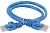 ITK Коммутационный шнур (патч-корд) кат.6 UTP LSZH 2м синий