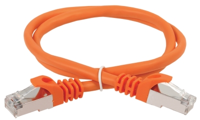 ITK Коммутационный шнур (патч-корд) кат.5E FTP PVC 10м оранжевый